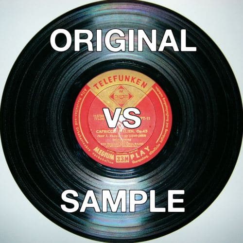Original Vs Sample