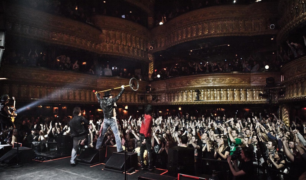 Les salles de concert et les réseaux sociaux en une infographie