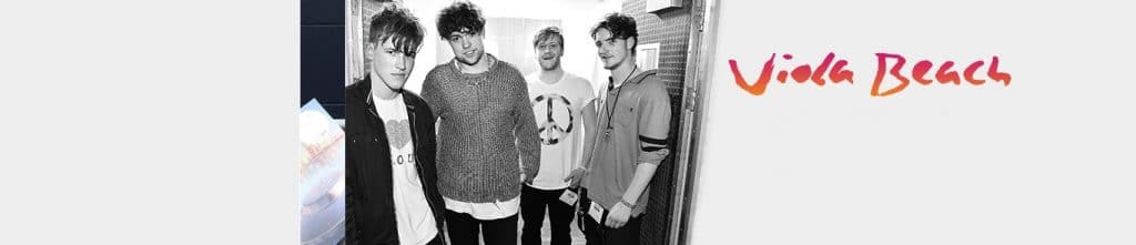 Hommage au groupe Indie Pop Viola Beach, mort dans un accident de la route en février 2016