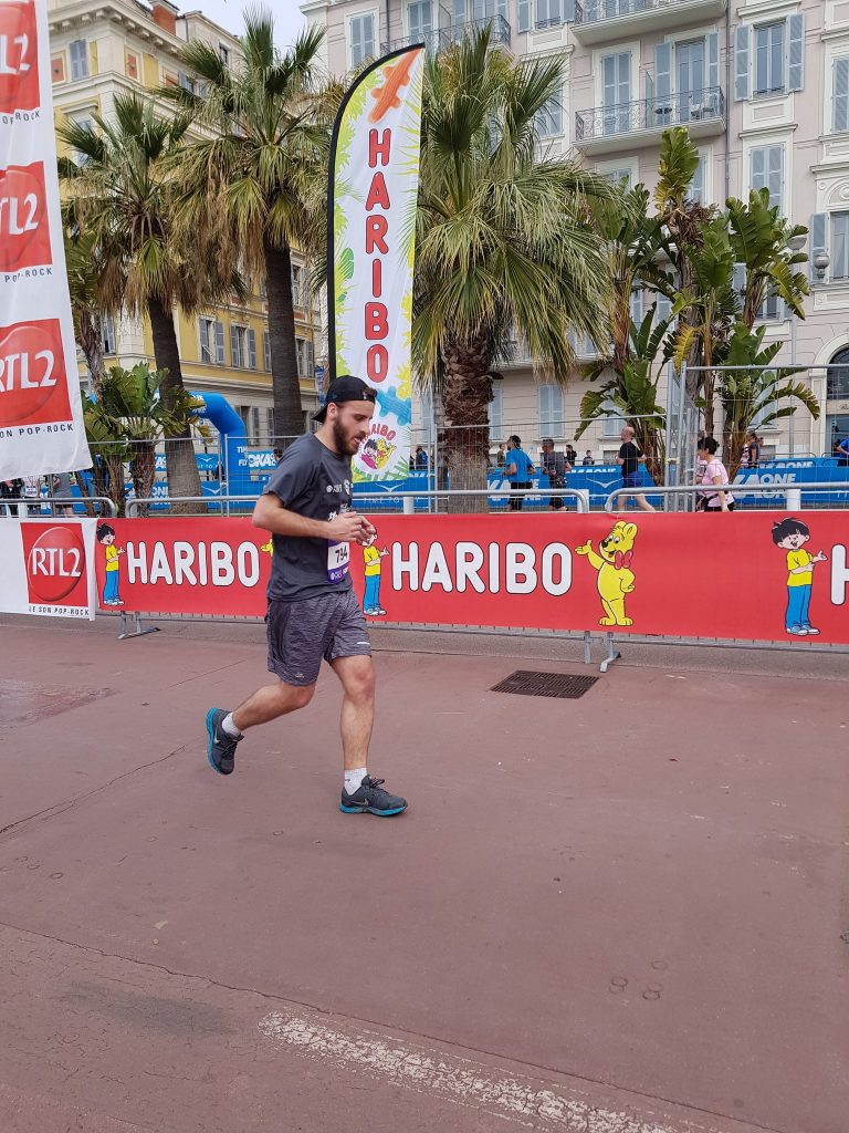 Courses, défi personnel et Christian Estrosi