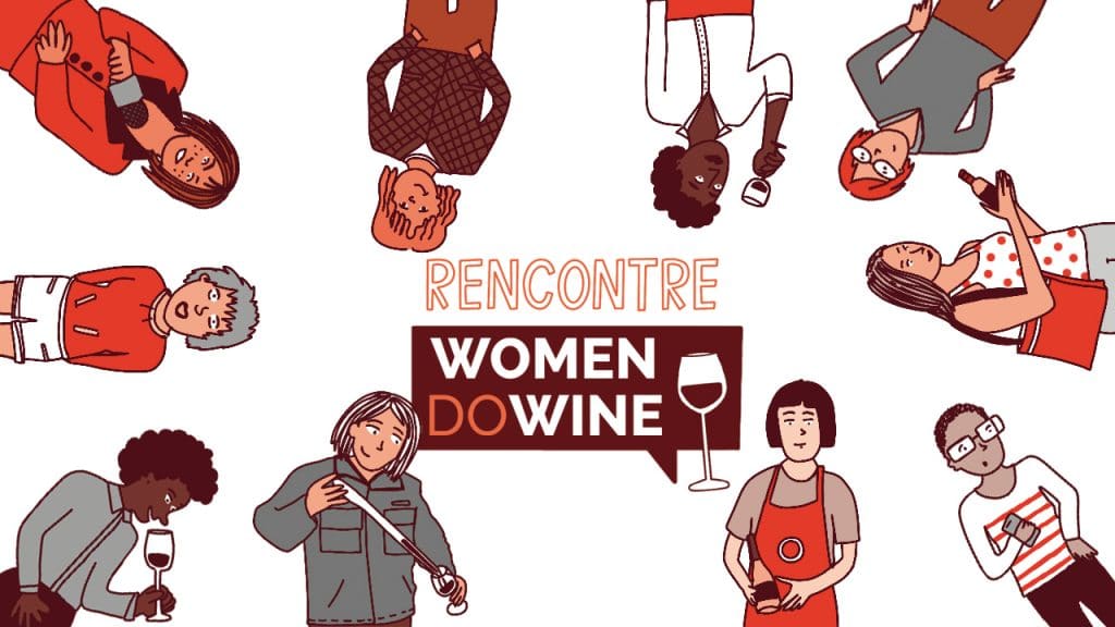 women do wine