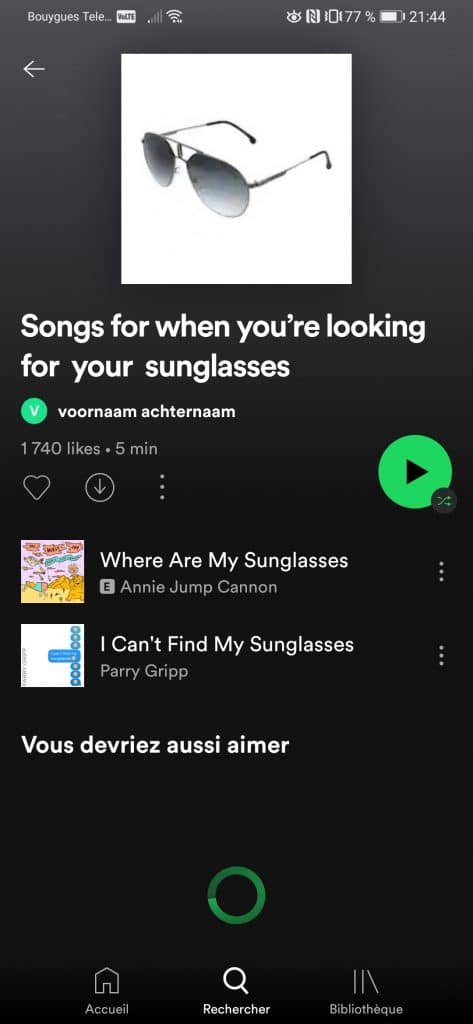 Les playlists débiles de Spotify