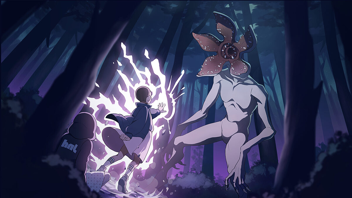 stranger things animé