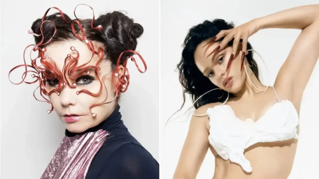 Björk et Rosalía