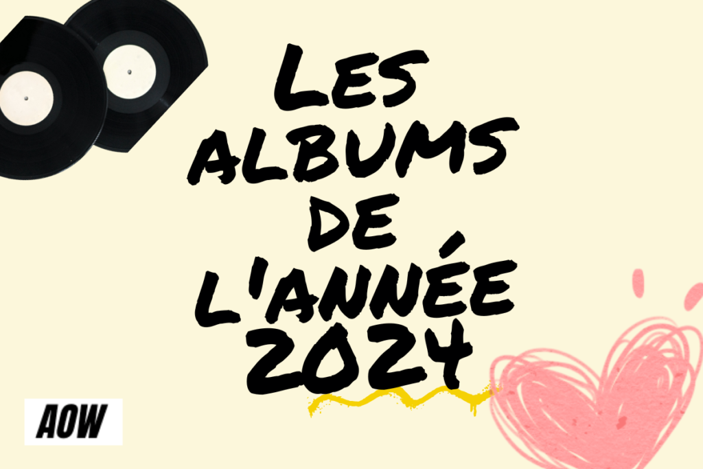 Voici mes albums de l'année 2024. Il y en a trois. C'est tout simplement ceux que j'ai le plus écoutés cette année.