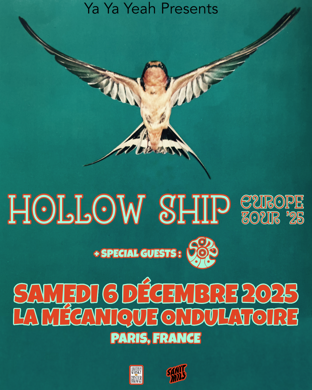 Hollow Ship + Stoned Void à la Mécanique Ondulatoire le 6 décembre 2025 : transe psyché venue du nord