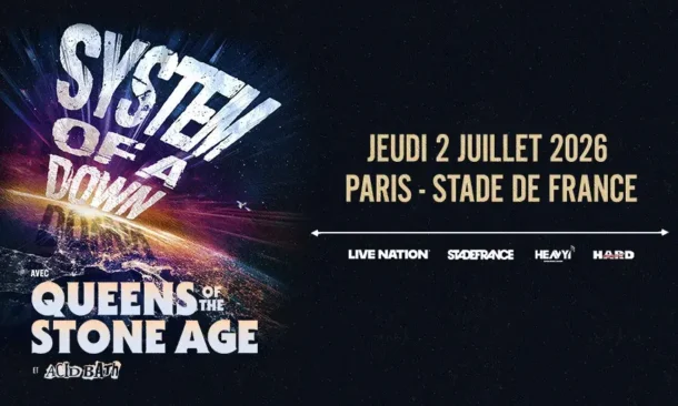 System of a Down annonce un concert au Stade de France… avec Queens of the Stone Age en première partie !