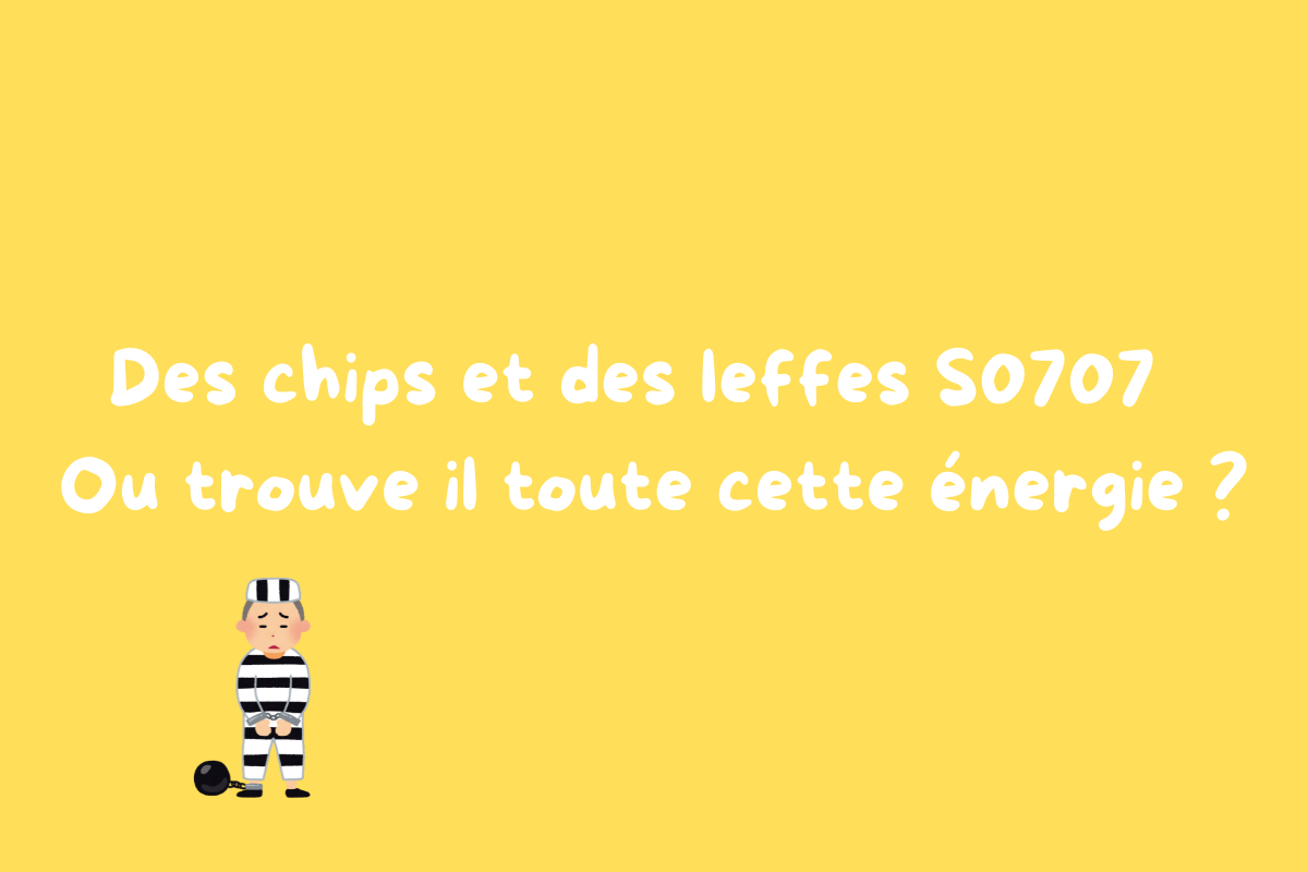 Des chips et des leffes S0707 Ou trouve il toute cette énergie ?